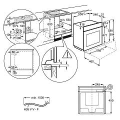 Aeg BEK435220M Surroundcock Multifunction oven cm. 60 - inox | Vieffetrade