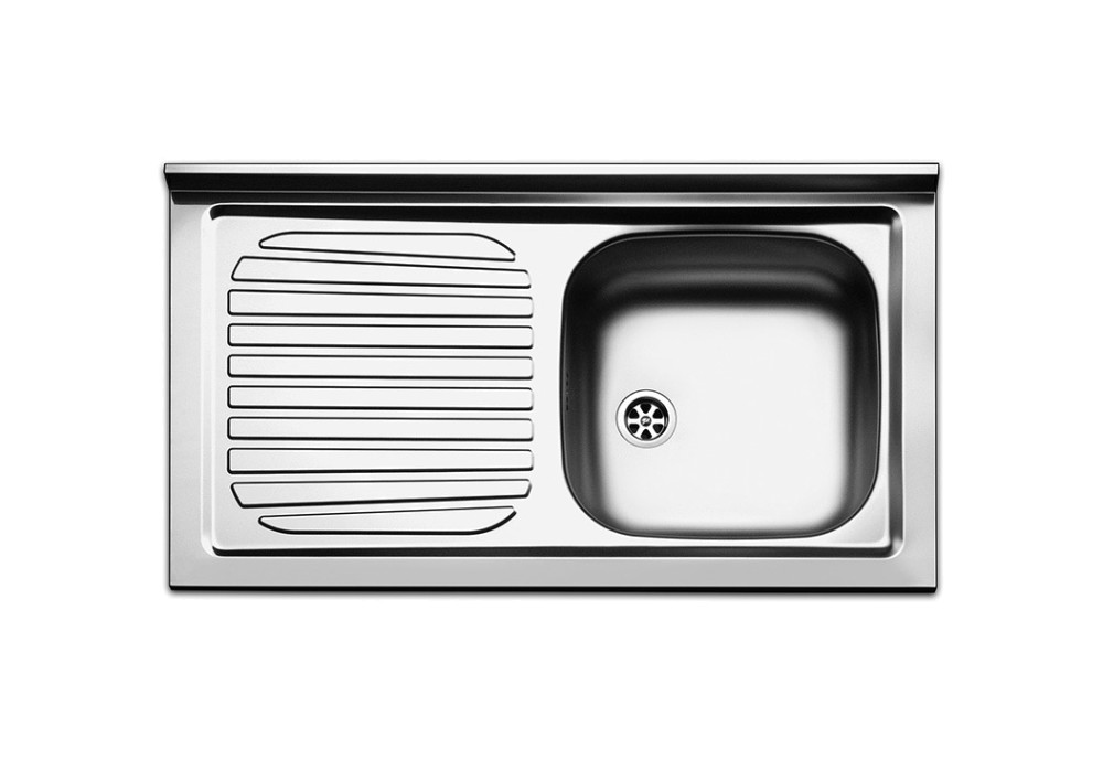 Apell PI901LPC Pisa Spüle mit 1 schüssel + linkem abtropffläche cm. 90x50 - vorpolierter ...