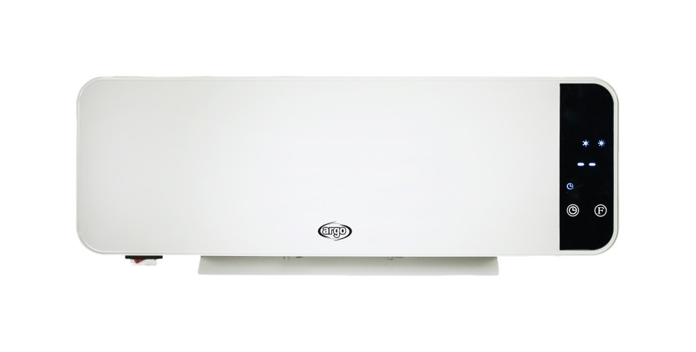 Argoclima SLEEK 191070182 Wall fan heater - 2000 w - 15 m2 - white |  Vieffetrade