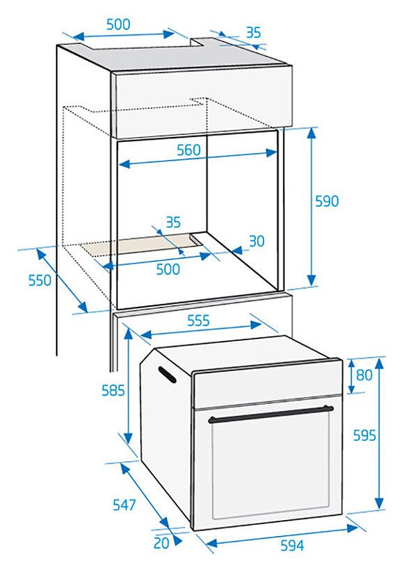 Beko BIM 35401 XMS Superia 60-centymetrowy, wielofunkcyjny piekarnik -  czarny 12 funkcji gotowania | Vieffetrade