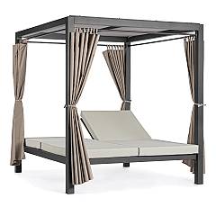 Set Divani da Giardino 10 pz con Cuscini Legno di Pino Bianco cod mxl