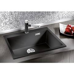Blanco Pleon 8 Spüle Aus Silgranit – Schwarz – Edelstahl-Einbau Für Moderne Küchen