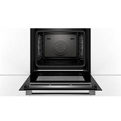 Bosch HSG636BS1 Serie 8 60 cm combined steam oven - black / stainless steel  | Vieffetrade