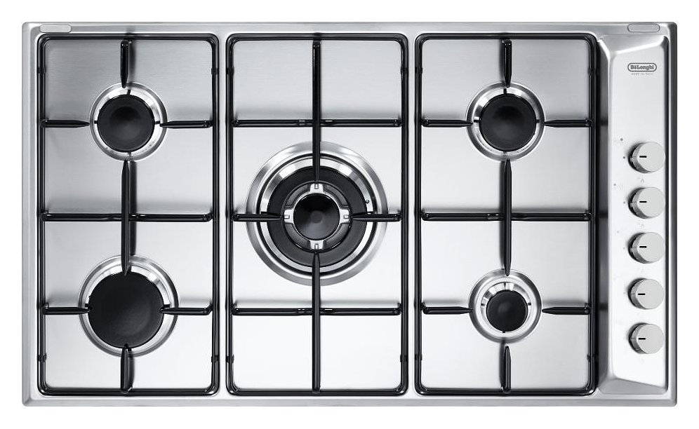 De Longhi TAL59ASDV TAL 59 ASDV Talent 90 cm gas hob - stainless steel |  Vieffetrade