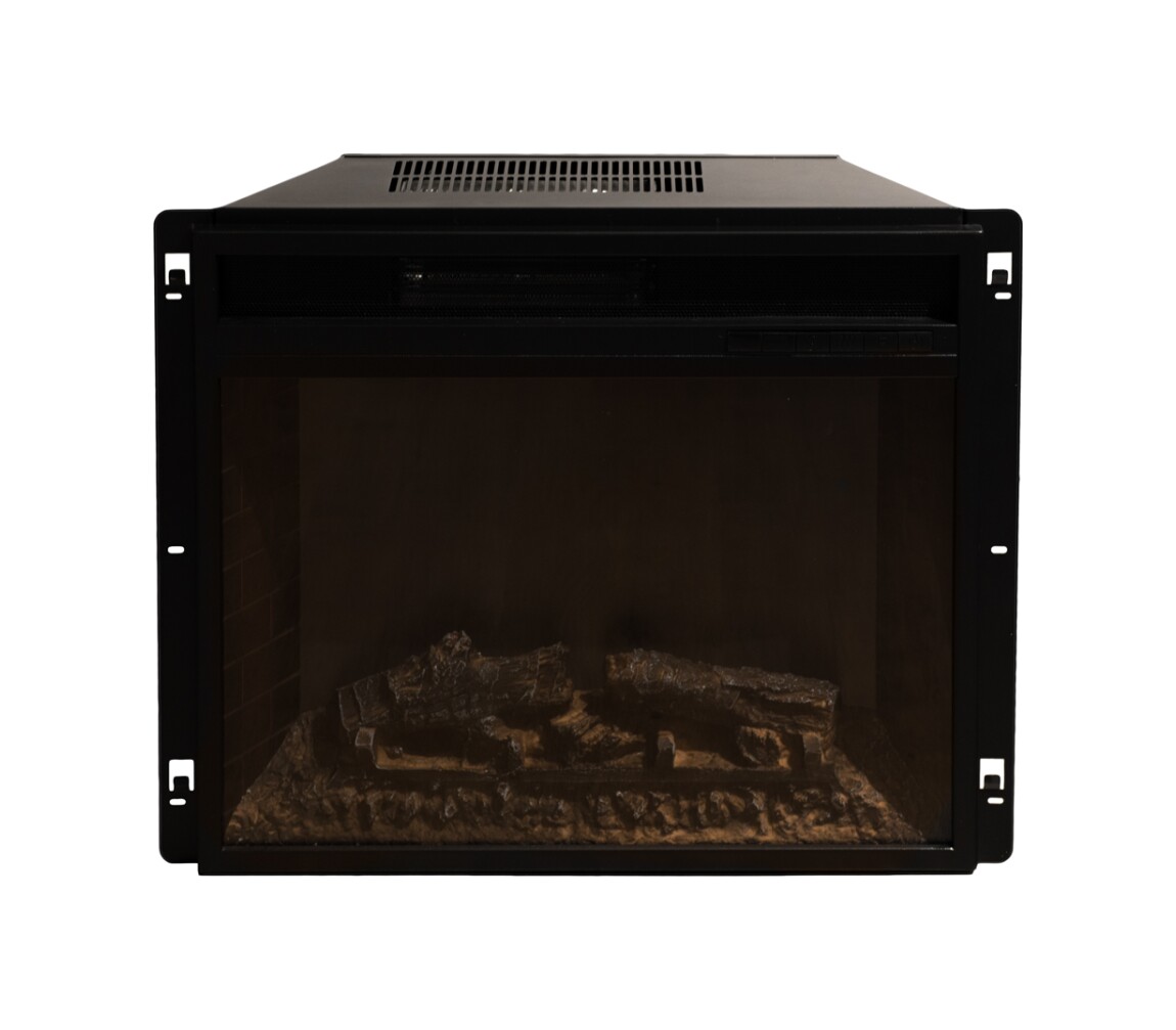 Divina Fire DF91395 Adams Freestanding electric fireplace - 1800 watts -  white wooden structure | Vieffetrade