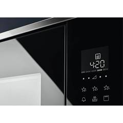 Electrolux MQ818GXE Built-in microwave oven 60 cm - black / stainless steel  anti-fingerprint | Vieffetrade
