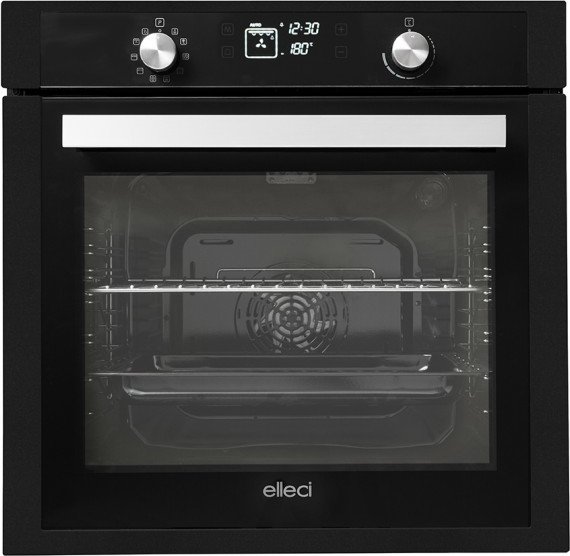 Elleci PLANO PLUS FGPP60240NS Multifunction oven cm. 60 - granitek - black  | Vieffetrade