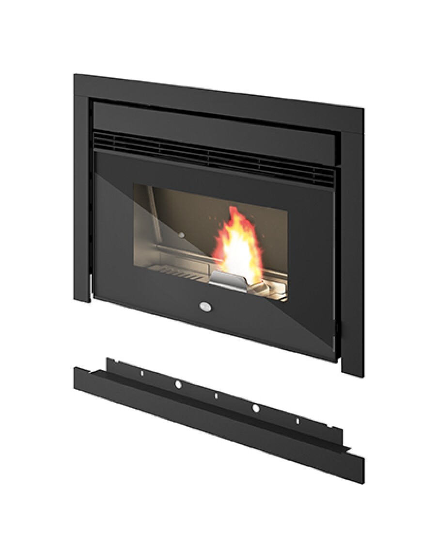 Eva Pelletofen Kamineinsatz - Programmierbar Mit Thermostat, 60-190 M³ Beheizbar