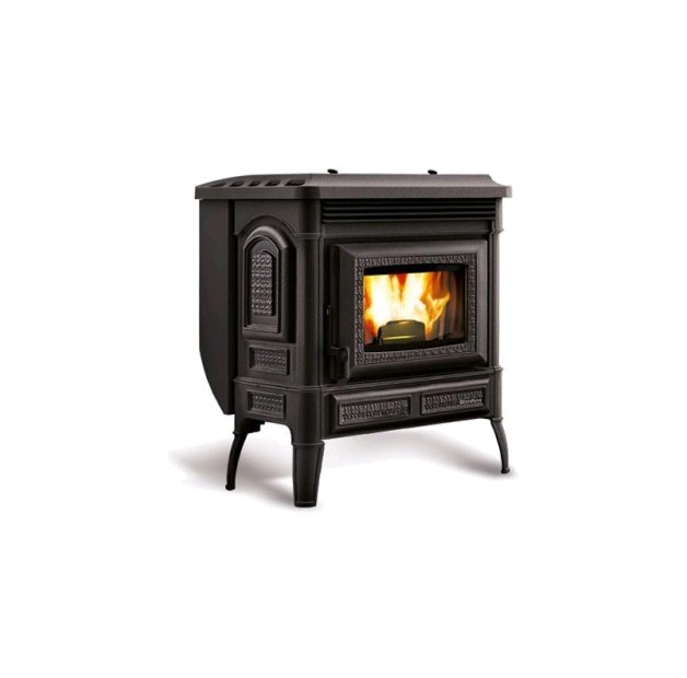 Extraflame Nordica TEODORA EVO 1275002 8.0 kw ventilated pellet stove -  heated 229 m³ - enamelled cast iron | Vieffetrade