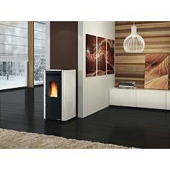 Extraflame Nordica KETTY EVO 2.0 1280213 6.5 kw ventilated pellet stove -  white | Vieffetrade