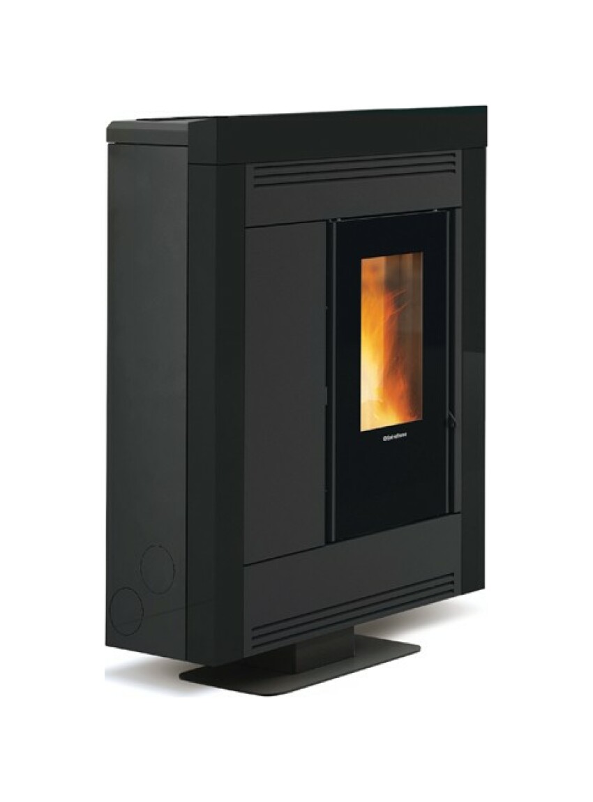 Extraflame Nordica SOUVENIR STEEL EVO 1275756 Slim ducted pellet stove 10.2  kw - black | Vieffetrade