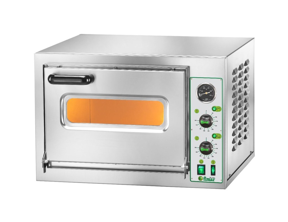 Fimar MICROV22C Single-phase 1-chamber pizza oven - stainless steel |  Vieffetrade