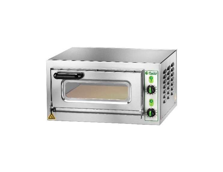 Fimar MICROV1C Single-phase 1-chamber pizza oven - stainless steel |  Vieffetrade