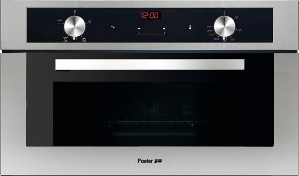 Foster 7170 062 7170062 Ke 60 cm compact ventilated built-in oven -  anti-touch glass / brushed steel | Vieffetrade