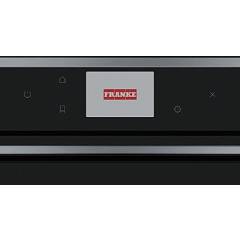 Franke FMY 99 HS XS 116.0613.706 Mythos 60 cm multifunction combined steam  oven - satin stainless steel / black crystal | Vieffetrade