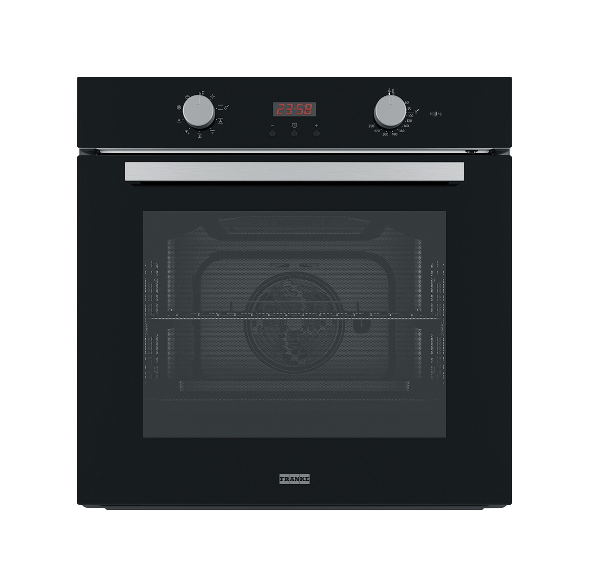 Franke FSL 86 H BK 116.0609.447 Linear Horno eléctrico multifunción 60 cm -  cristal negro | Vieffetrade