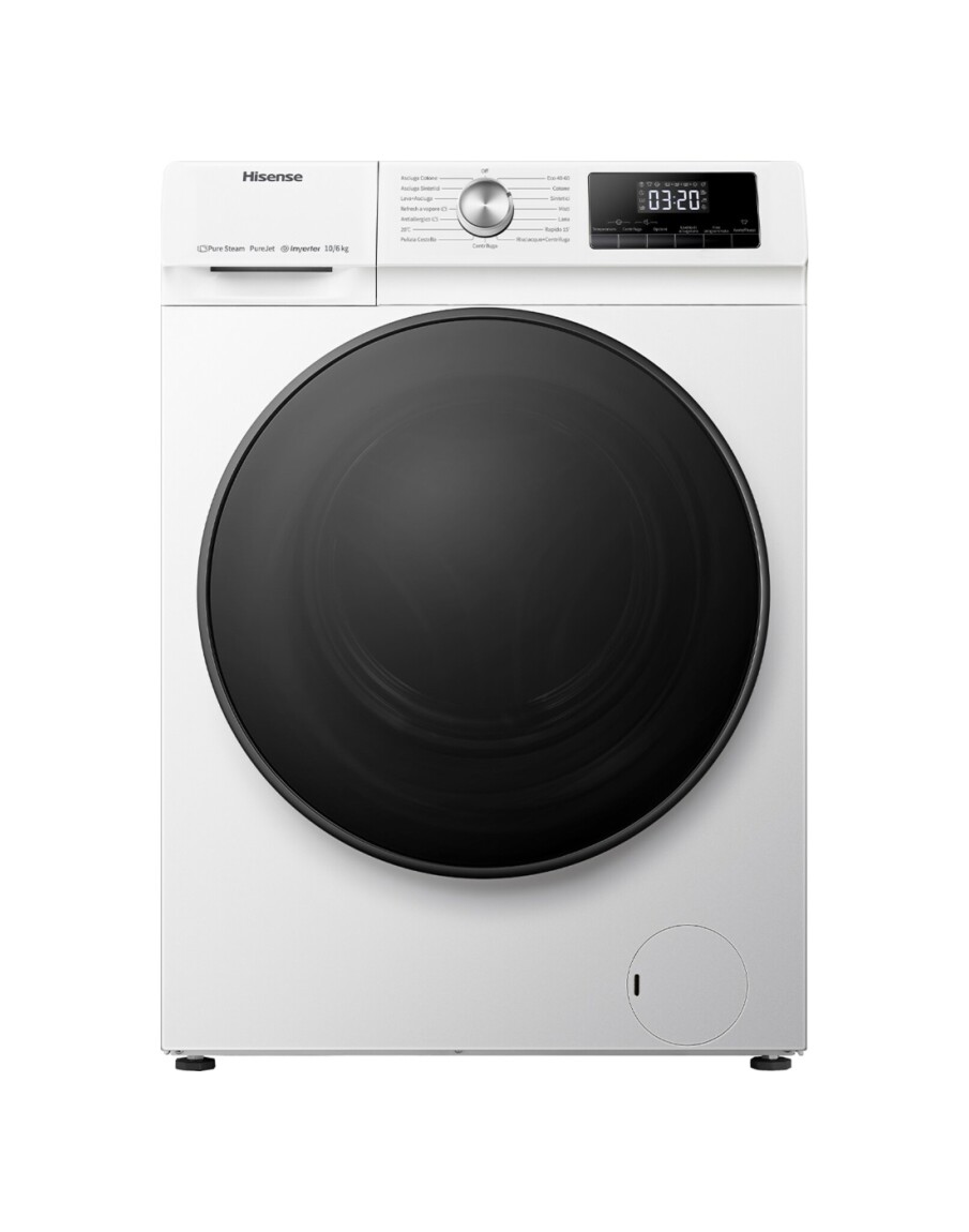 Machine à Laver Hisense 8kg 1400tr/min - WFQP8014EVM - Bloc Alimentation Réseau