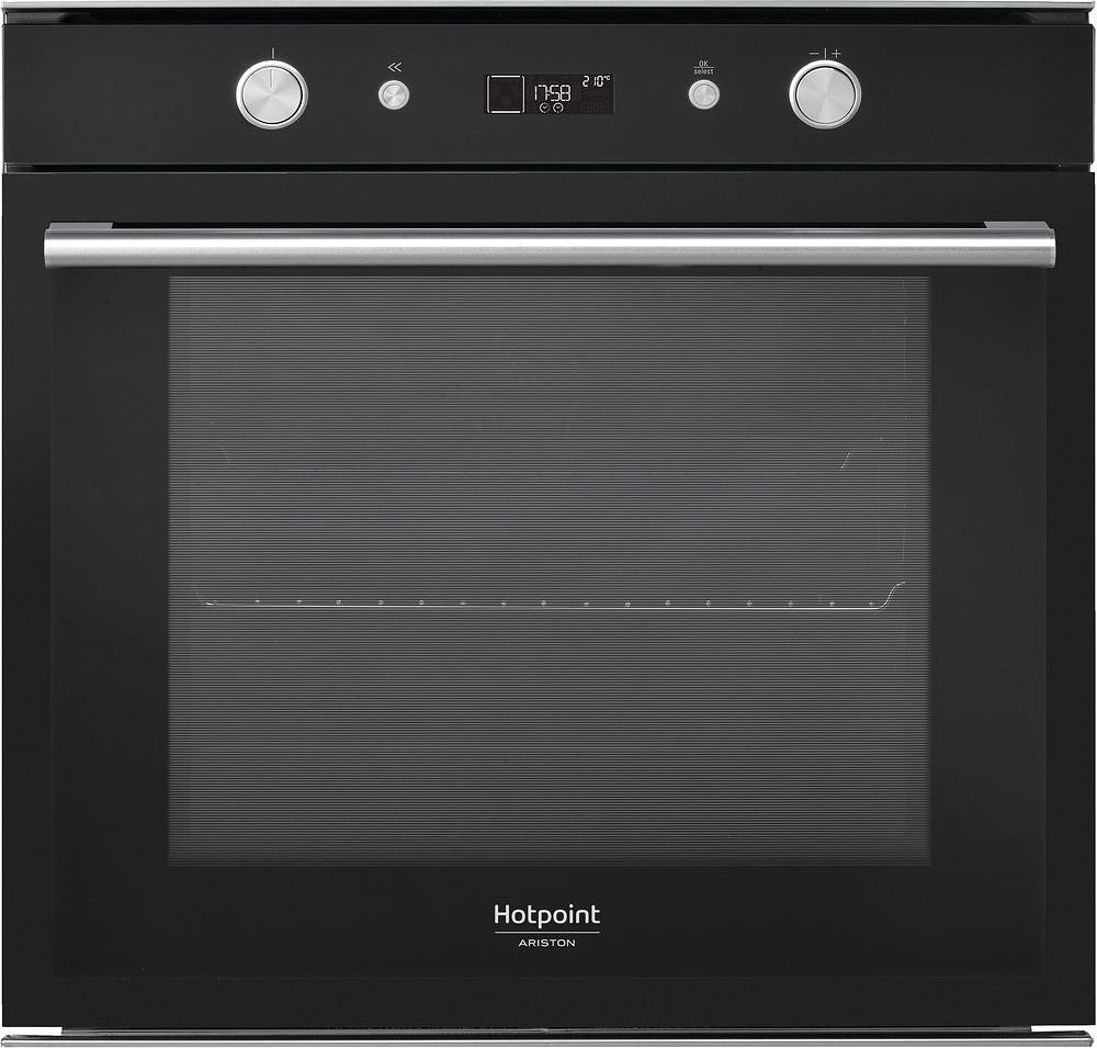 Hotpoint Ariston FI6 861 SH BL HA Built-in electric oven - 60 cm - black  glass