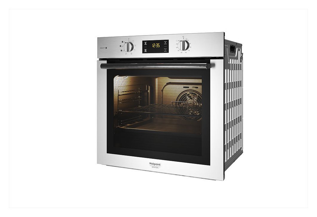 Hotpoint Ariston FA4S 544 IX HA 0457368 60 cm built-in electric oven -  stainless steel and black glass | Vieffetrade
