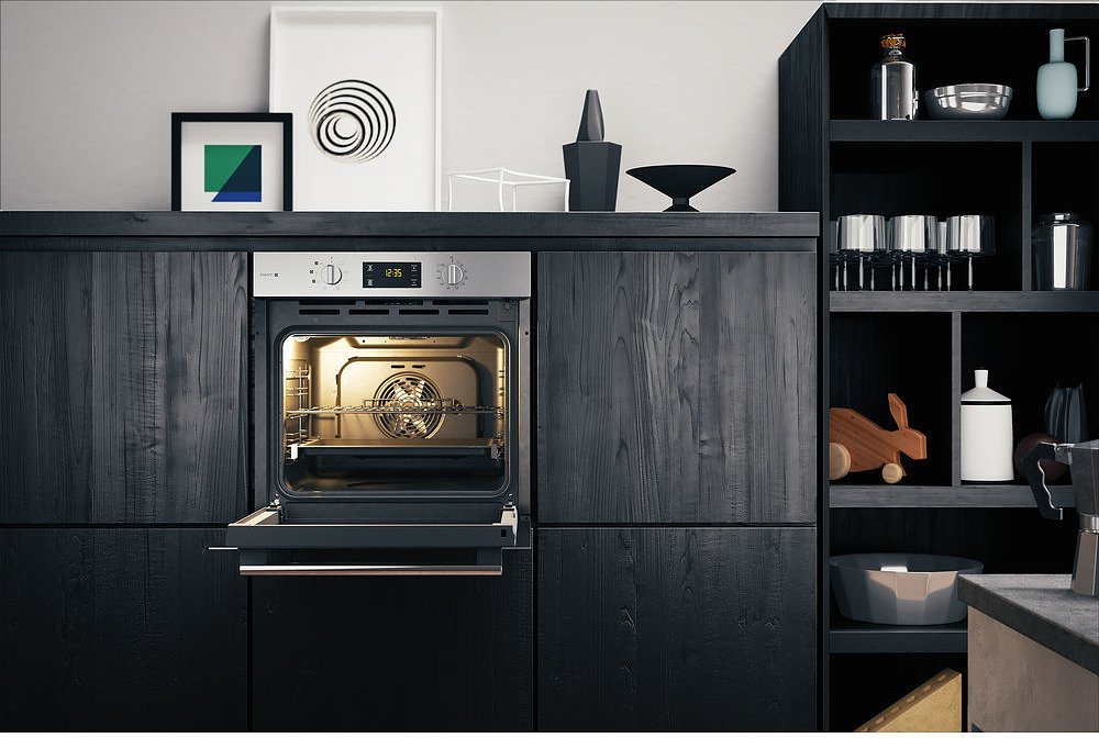 Hotpoint Ariston FA4S 544 IX HA 0457368 60 cm built-in electric oven -  stainless steel and black glass | Vieffetrade