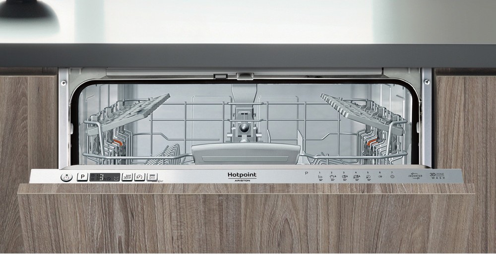 Hotpoint Ariston HI 5030 W Lave-vaisselle intégré total cm. 60 à 14  couverts | Vieffetrade