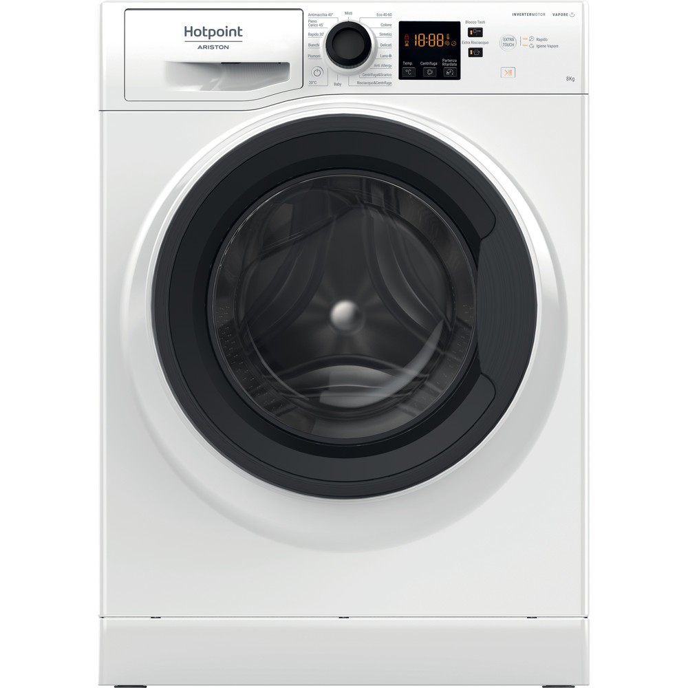 Hotpoint Ariston NF823WKITN Washing machine cm. 60 - capacity 8 kg - white  | Vieffetrade