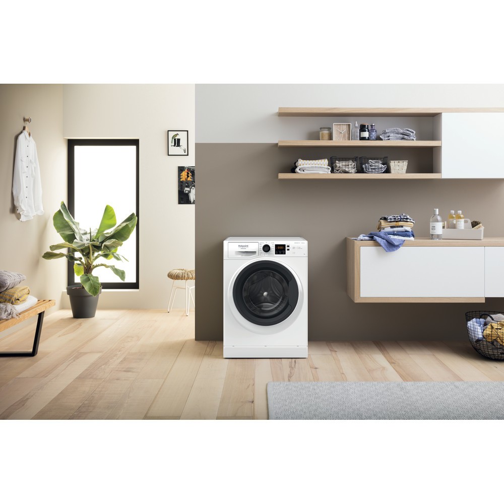 Hotpoint Ariston NF723WKITN Machine à laver cm. 60 - capacité 7 kg - blanc  | Vieffetrade