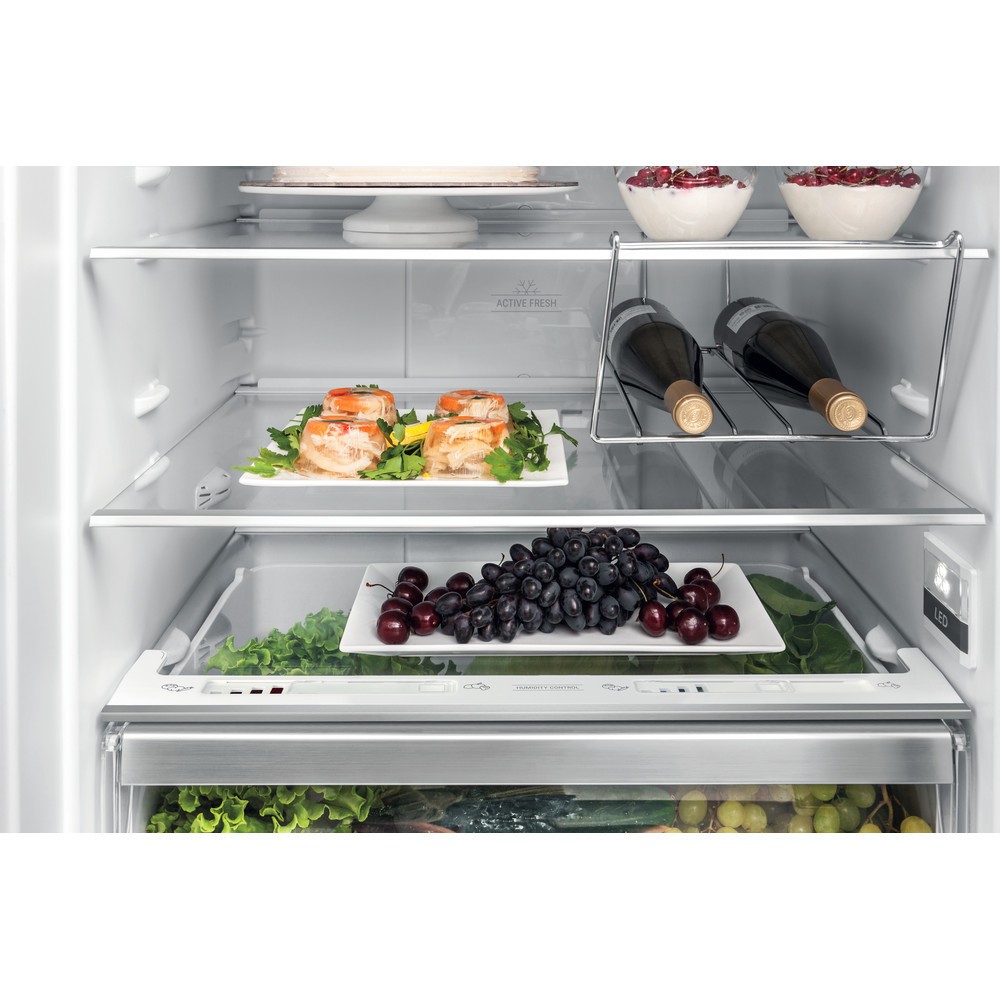 Hotpoint Ariston HA70BE72X Réfrigérateur sur pied avec congélateur - cm.  70h. 195 - lieutenant 462 - acier inoxydable | Vieffetrade
