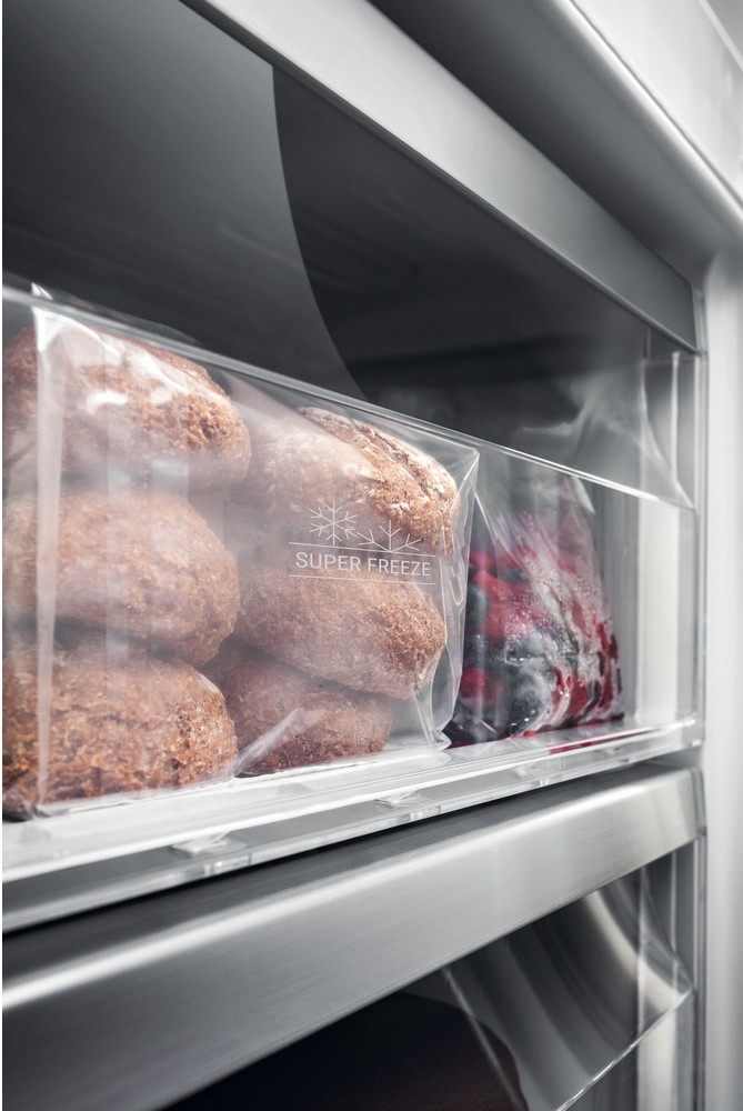 Hotpoint Ariston HA70BE72X Réfrigérateur sur pied avec congélateur - cm.  70h. 195 - lieutenant 462 - acier inoxydable | Vieffetrade