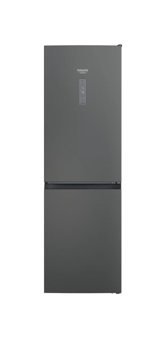 Hotpoint Ariston HAFC8 TT33SK O3 Free-standing refrigerator with freezer -  cm. 60 h. 191 - lt. 335 - silver black | Vieffetrade