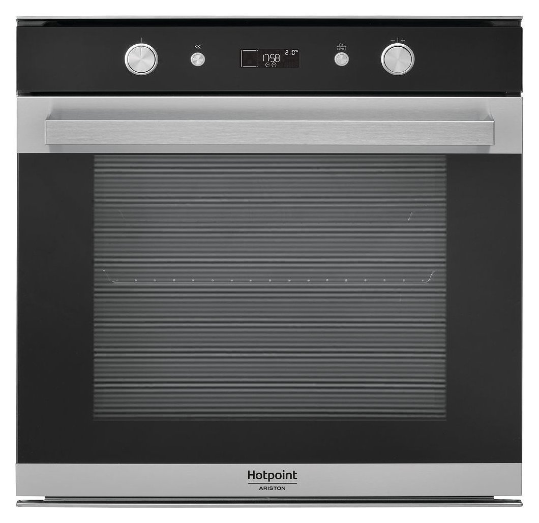 Hotpoint Ariston FI7 864 SH IX HA Class 7 Built-in oven cm. 60 - inox black  glass | Vieffetrade