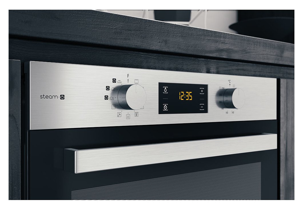 Hotpoint Ariston FA3 841 H IX HA Class 3 Oven zgrajena cm. 60 - inox black  glass | Vieffetrade