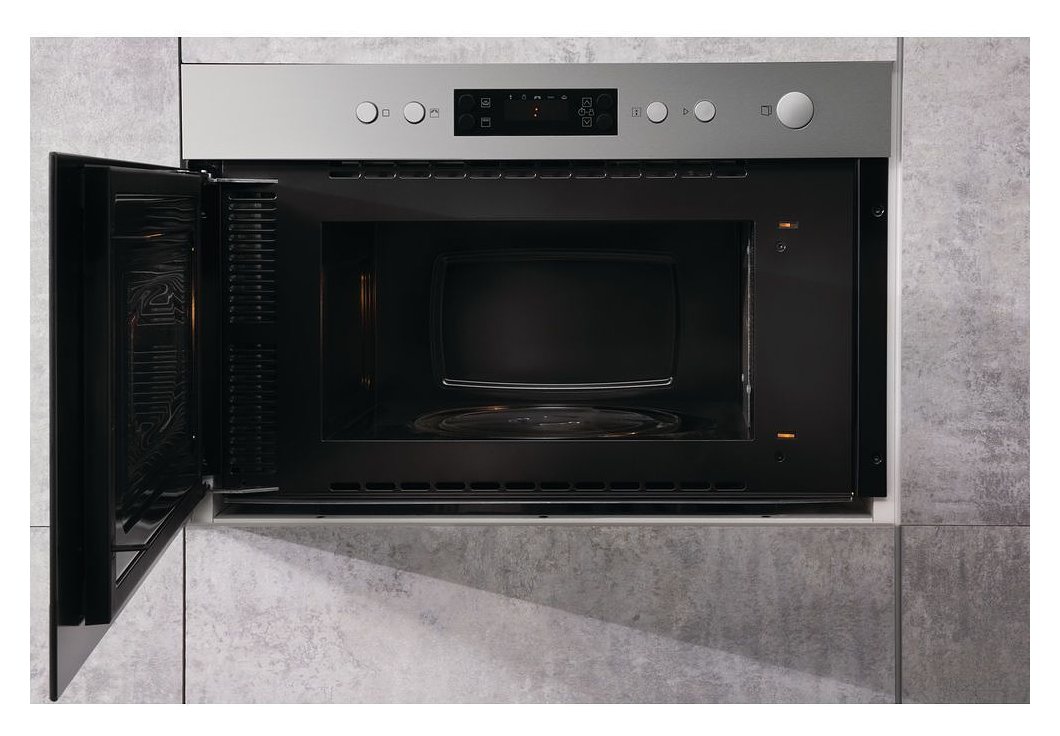 Hotpoint Ariston MN 314 IX HA Mikrowellenherd 60 l 22 - edelstahl /  schwarzglas | Vieffetrade