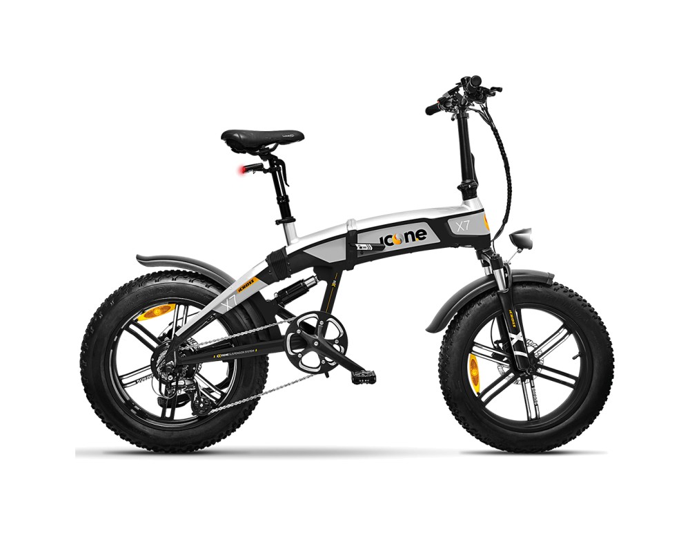 Icone ICROSS-X7 221500 Electric bicycle - blackened silver | Vieffetrade