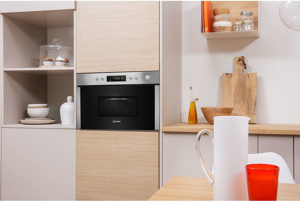 Indesit MWI 6213 IX Microwave oven with cm. 59.5 - inox | Vieffetrade