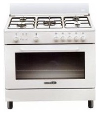 La Germania S85C21W/19 Kitchen cm. 80 white 5 gas burners - gas oven |  Vieffetrade