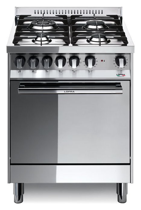 Lofra M66MF/C 60020038 Maxima Kitchen from accosto cm. 60 x 60 - inox 4  fires + 1 electric oven | Vieffetrade
