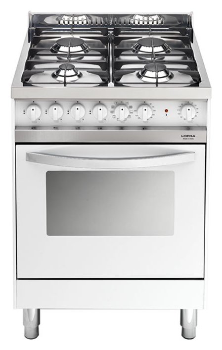 Lofra MB66MF 61020004 Maxima Kitchen from accosto cm. 60 x 60 - white 4  fires + 1 electric oven | Vieffetrade