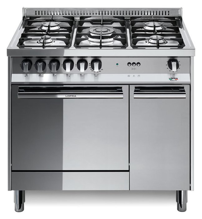 Lofra MR96MF/C 60230008 Maxima Kitchen from accosto cm. 90 x 60 - inox 5  fires + 1 electric oven | Vieffetrade