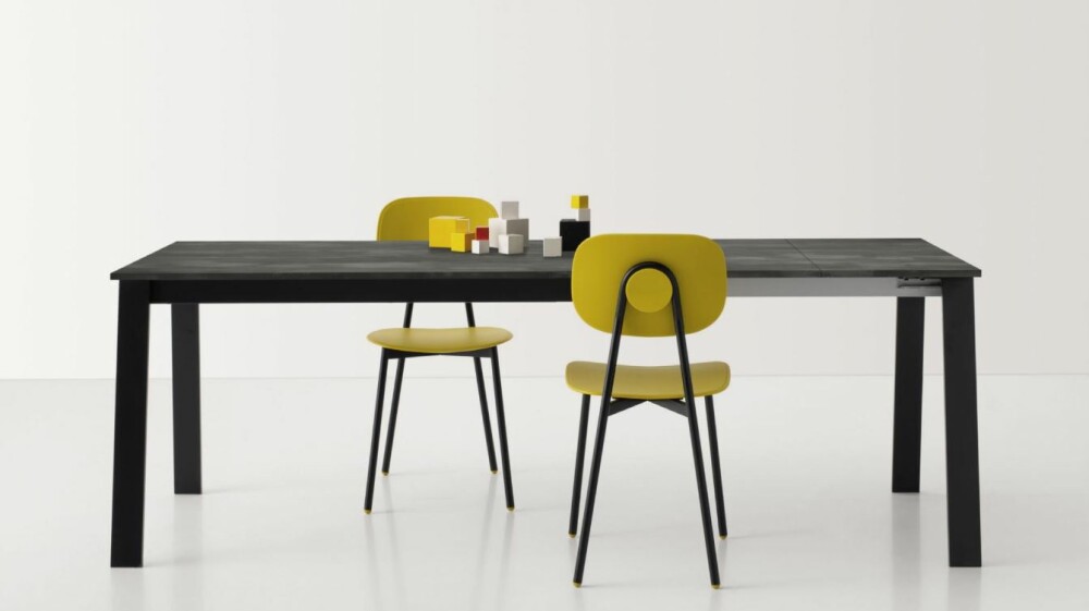 Pointhouse TATA YOUNG Chair with metal structure and polypropylene seat  melamine | laminate | fabric | Vieffetrade