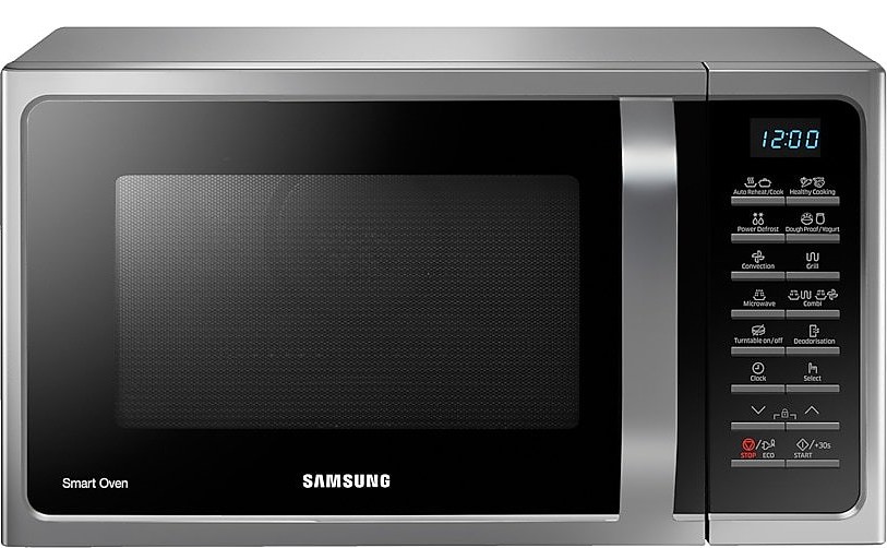 Samsung MC28H5015W Free-standing combined microwave oven cm. 52 - silver |  Vieffetrade