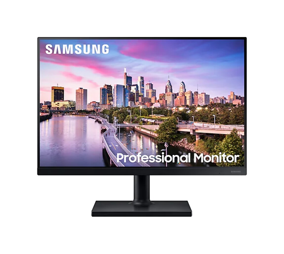 Monitor samsung f24t450gyu | 61 cm (24,0") | 1920x1200 | 75hz | ips | 5ms | dvi hdmi displayport 2xusb3. 0 2xusb2. 0 | pivot | zvočniki | ntsc72% | profesionalni monitor 1 Samsung f24t450gyu lf24t450gyuxen 24" lcd monitor - črn | komponentko