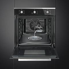 Smeg SF64M3DN Selezione Combined steam oven cm. 60 - black | Vieffetrade