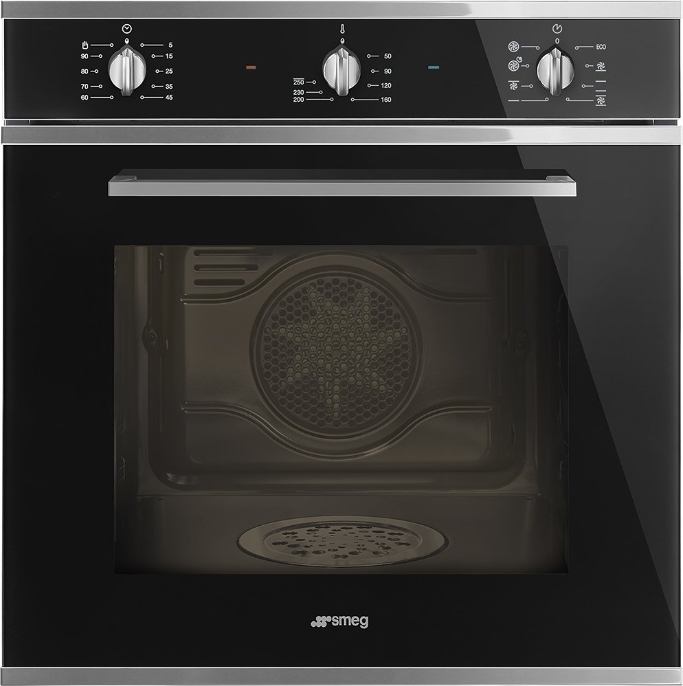 Smeg SF64M3DN Selezione Combined steam oven cm. 60 - black | Vieffetrade