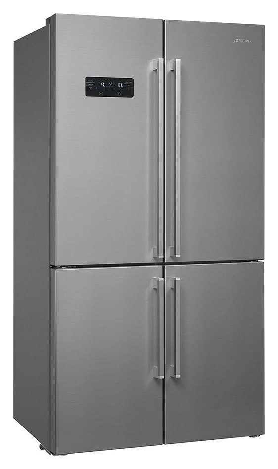 Smeg Fq60x2peai Refrigerator With Freezer Cm 91 H 182 Lt 530 Steel Vieffetrade