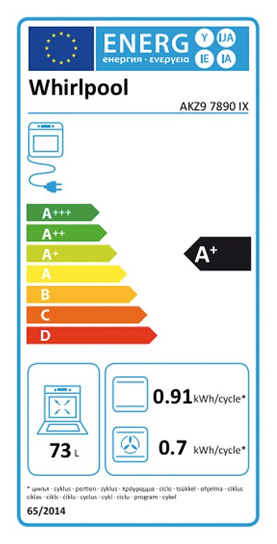 Whirlpool AKZ9 7890 IX Absolute Piekarnik elektryczny cm. 60 - stal  nierdzewna | Vieffetrade