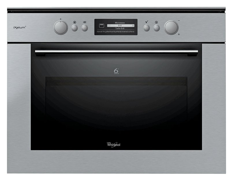 Whirlpool AMW 832IXL AMW 832/IXL Ambient Microwave recessed oven cm. 60 -  inox | Vieffetrade