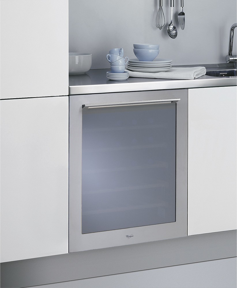 Whirlpool ARC 227 Ambient 56 cm built-in wine cellar, 36 bottles -  stainless steel and crystal | Vieffetrade