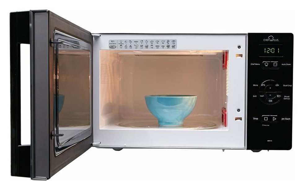 Whirlpool MCP345SL Free-standing microwave oven cm 52 h 30cm - silver |  Vieffetrade