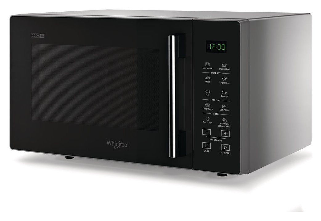 Whirlpool MWP252SB Free-standing microwave oven cm. 48 h. 28 - black |  Vieffetrade